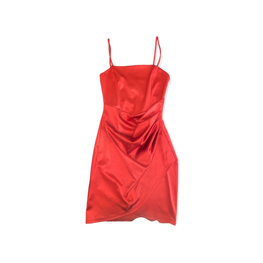 Red hot party club dress mini dress